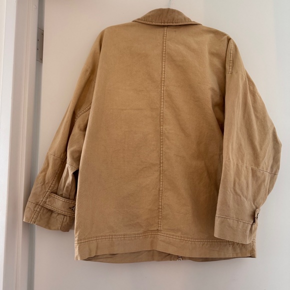 Free People We The Free Easy That Canvas Jacket Sz Sm - Picture 6 of 7